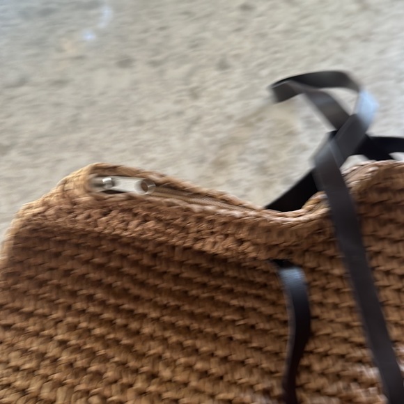 Straw summer tote - Picture 2 of 3